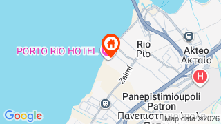 Карта на местоположението на Porto Rio Hotel