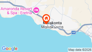 Карта на местоположението на Palmariva Beach