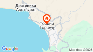 Карта на местоположението на Akti Toroni Boutique Hotel