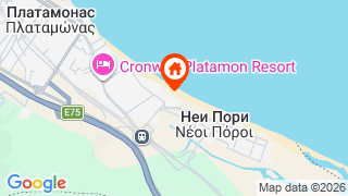 Карта на местоположението на Olympic Star Beach Hotel