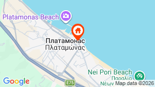 Карта на местоположението на Kronos Hotel