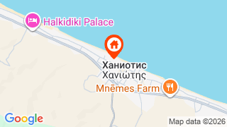 Карта на местоположението на Hanioti Melathron
