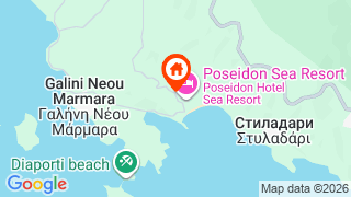 Карта на местоположението на Poseidon Sea Resort