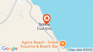 Карта на местоположението на Pallini Beach