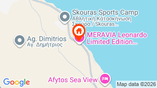 Карта на местоположението на Aristoteles Beach Hotel