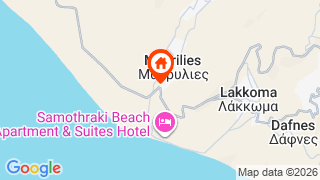 Карта на местоположението на Samothraki Beach