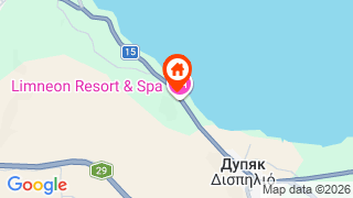 Карта на местоположението на Limneon Resort & Spa