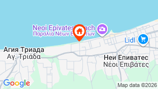 Карта на местоположението на Eona Beach Resort ex. Santa Beach