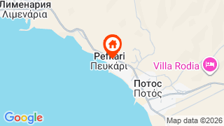 Карта на местоположението на KA.PA.HI. Beach Hotel