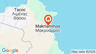 Карта на местоположението на Makryammos Hotel