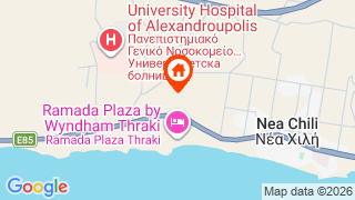 Карта на местоположението на Ramada Plaza Thraki
