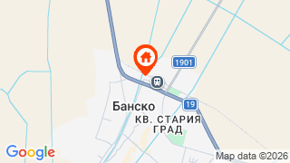 Карта на местоположението на Гранд Хотел Банско
