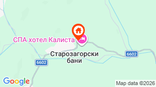 Карта на местоположението на СПА Хотел Калиста