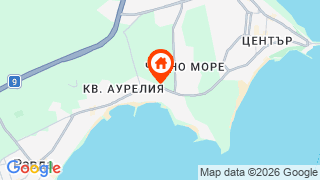 Карта на местоположението на Сол Несебър Палас