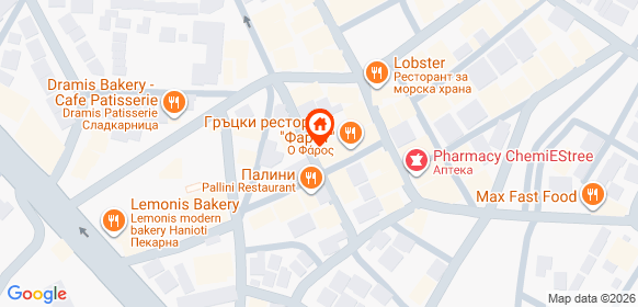 Карта на местоположението на офертата