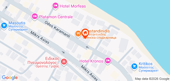 Карта на местоположението на офертата