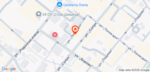 Карта на местоположението на офертата
