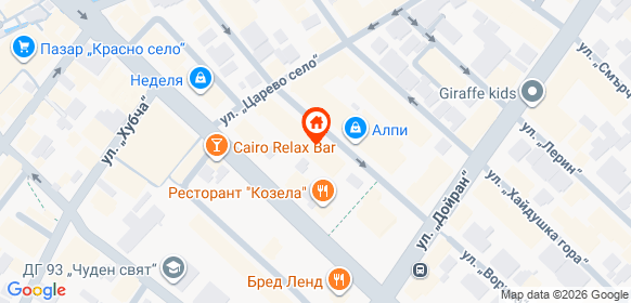 Карта на местоположението на офертата