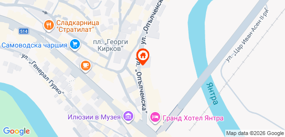 Карта на местоположението на офертата