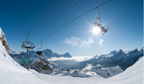 На Ски в Италия! 7 нощувки със закуски в Hotel Columbia 3*,  Cortina d'Ampezzo за 1 човек