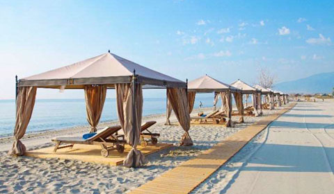 01-06.Май: 5 нощувки със закуски и вечери + транспорт в Хотел Mediterranean Village 5*, Паралия Катерини