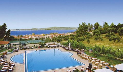 На море в Гърция през м.Май! 3 нощувки със закуски и вечери в Hotel Atrium Palace 4*, Халкидики!