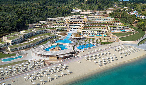 5 нощувки със закуски в луксозния хотел Miraggio Thermal Spa & Resort 5*, Халкидики, Гърция през Май и Юни!