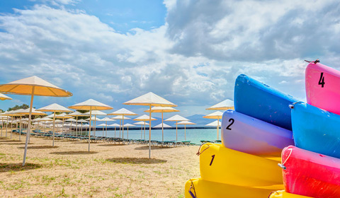 7 нощувки, All Inclusive в хотел Palmariva Beach 4*, о.Евия, Гърция през Юли! Дете до 11.99г. - безплатно!