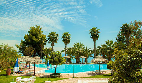 5 нощувки със закуски и вечери в хотел Corfu Senses Resort 3*, о. Корфу през Май и Юни!
