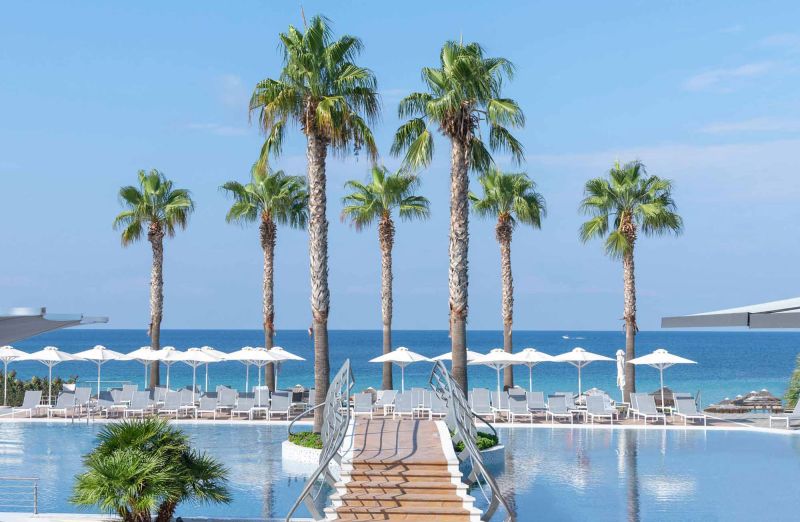 5 нощувки, Ultra All Inclusive в хотел Potidea Palace 4*, Халкидики, Гърция през Август! Дете до 11.99г. - безплатно!